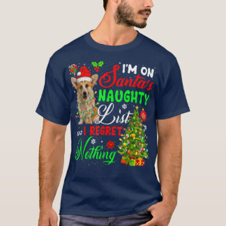 Camiseta On Santas Naughty List And Regretting Nothing Sant