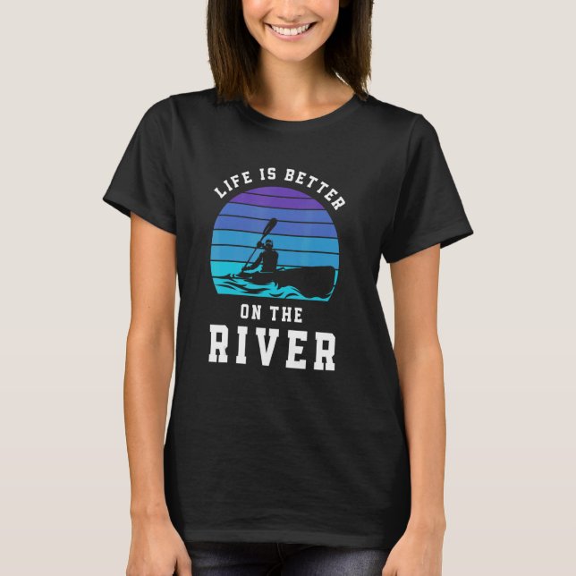 Camiseta On The River Canoe Kayak (Frente)
