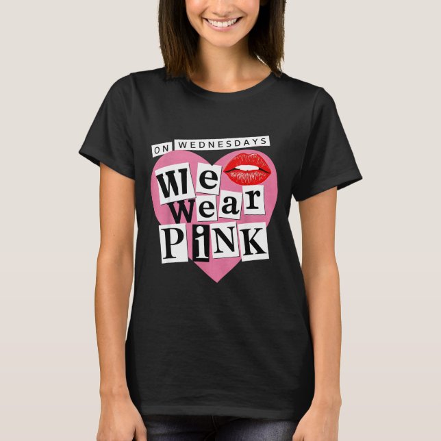 Camiseta On Wednesday We Wear Nk Funny Valentine  (Frente)