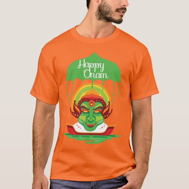 Camiseta Onam Kathakali Face (Frente)