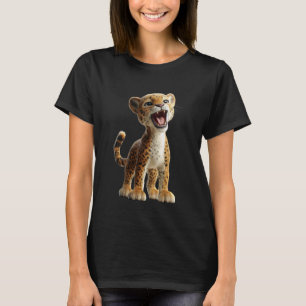 Camiseta Onça Grande Felino Pantera Gato Engraçado Amante d