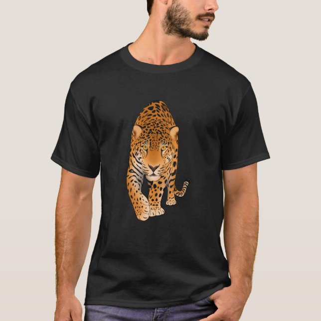 Camiseta Onça Pintada, Gatos de Estimação (Frente)