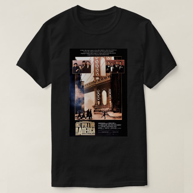 Camiseta Once Upon a Time in America (Frente do Design)