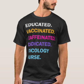 Camiseta Oncologia dedicada à cafeína, licenciada e aprovad