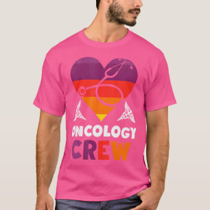 Camiseta Oncologia Enfermeira Apreciação Cancer Equipe Ped