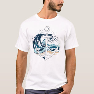 Camiseta Onda ancorada