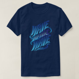 Camiseta Onda Após Onda | Verão Azul Oceânico