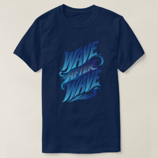 Camiseta Onda Após Onda | Verão Azul Oceânico