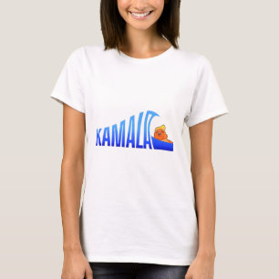 Camiseta Onda Azul Kamala Sobre Trump Harris Para President