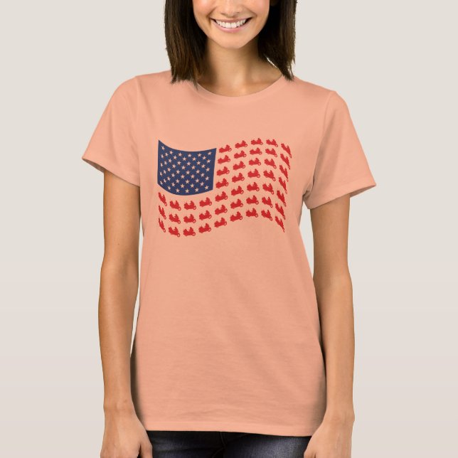 Camiseta onda-bandeira (Frente)
