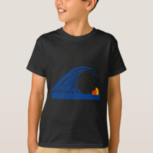 Camiseta Onda Bonita De Wave Azul Kamala Para Kamala Funny 