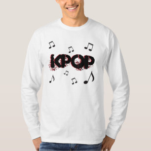 Camiseta Onda coreana dos ícones da música do K-Pop