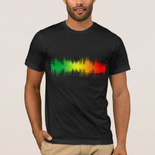 Camiseta Onda de áudio