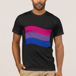 CAMISETA ONDA DE BANDEIRA BISEXUAL