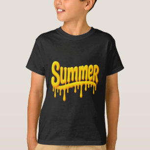 Camiseta Onda de calor derretendo o verão das mulheres