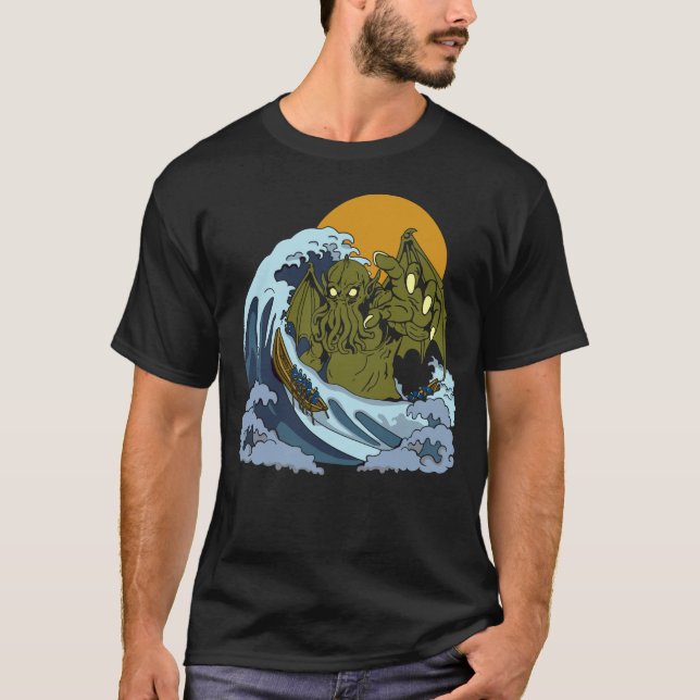 Camiseta Onda de Cthulhu (Frente)