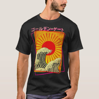 Camiseta Onda de Excelente Japonês