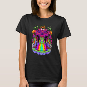 Camiseta Onda de galáxia de galáxias de galáxias com Aliení