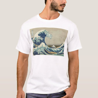 Camiseta Onda de Kanagawa por Katsushika Hokusai