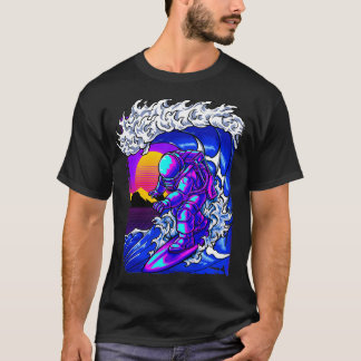 Camiseta Onda de Navegação do Astronauta