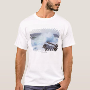 Camiseta Onda de Oceano Atlântico que deixa de funcionar n