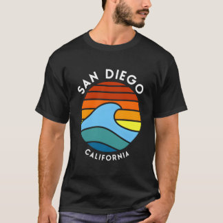Camiseta Onda de San Diego Califórnia