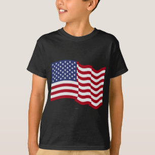 Camiseta Onda de Sinalizador Americano