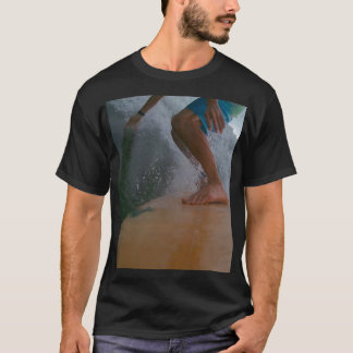 Camiseta onda de toque do surf