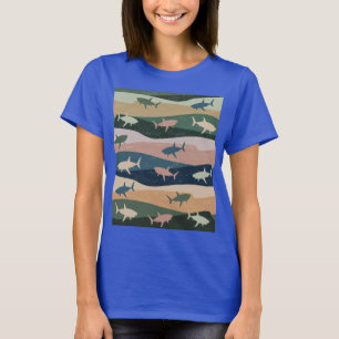 CAMISETA ONDA DE TUBARÃO VINTAGE