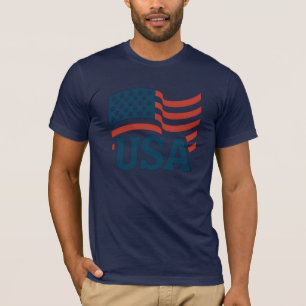 Camiseta Onda de Unidade dos Estados Unidos
