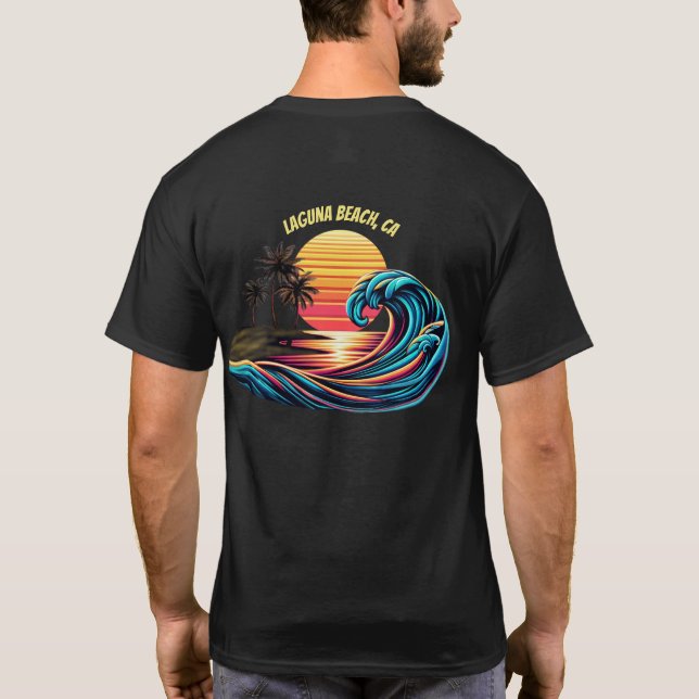 Camiseta Onda do Surf Retroativo Sunset (Verso)