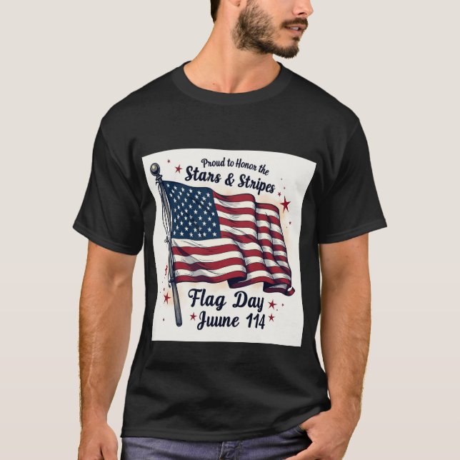 Camiseta Onda Orgulhosa - Dia da Bandeira Tributar Tee (Frente)