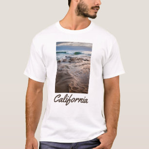 Camiseta Onda quebrando na praia, Califórnia