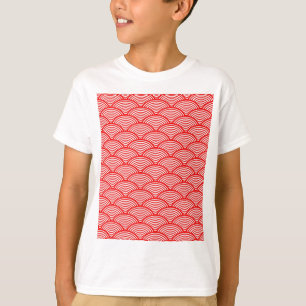 Camiseta Onda Vermelha Japonesa