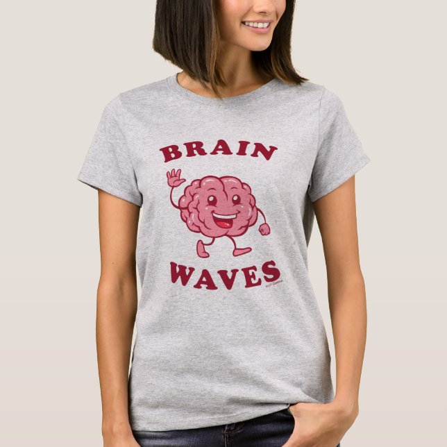 Camiseta Ondas cerebrais (Frente)