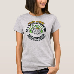 Camiseta Ondas Cerebrais 90 Planejamento de Jardim Divertid