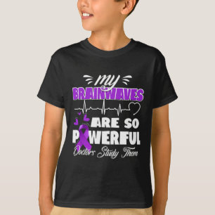 Camiseta Ondas Cerebrais Conscientização sobre Epilepsia Gu