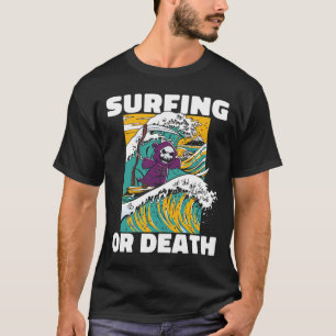 Camiseta Ondas da Morte de Surfista Prancha de Surf Surfrid