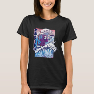 Camiseta Ondas da Morte Japonesas no Mar