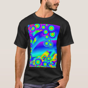 Camiseta Ondas de abstrato Oceano