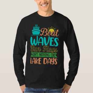Camiseta Ondas De Barco Raios Solares Não Fazem Nada Como D