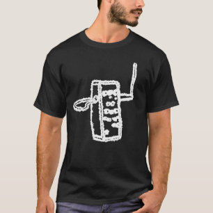 Camiseta Ondas de excelente do Theremin (Preto)