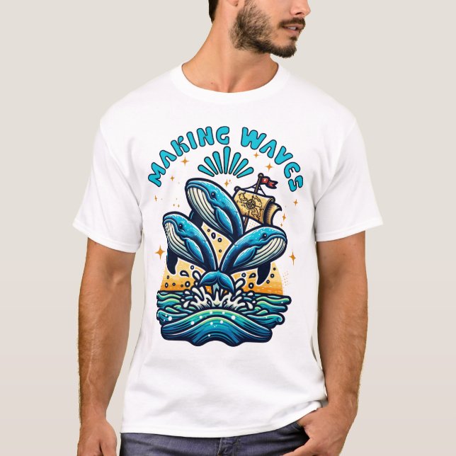 Camiseta Ondas de fazer (Frente)