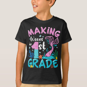 Camiseta Ondas De fazer Na Classe 1rua Sereia De Volta À Es