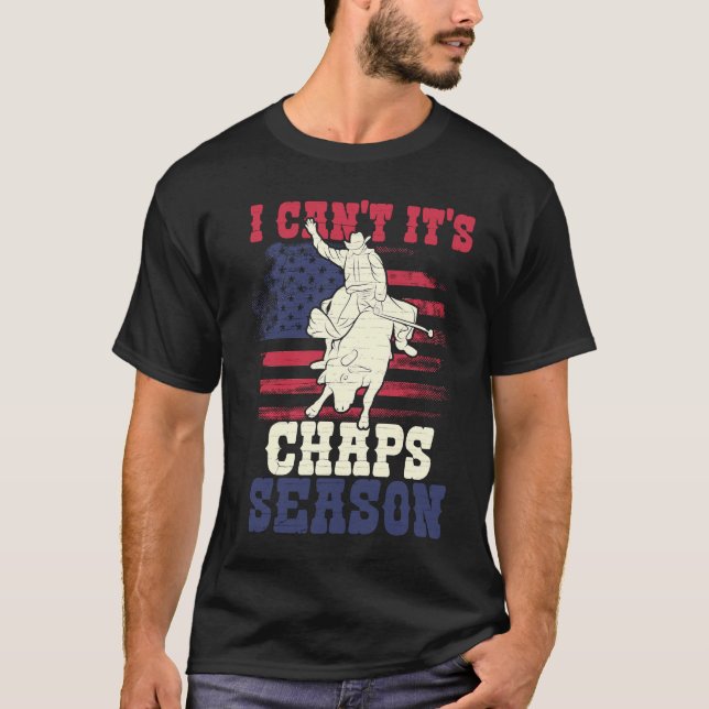 Camiseta Ondas de Touro de Bandeiras dos Estados Unidos (Frente)