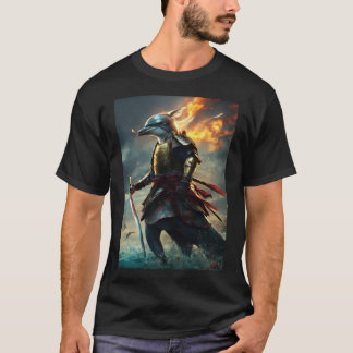 Camiseta Ondas de Valor: O Golfinho Samurai"