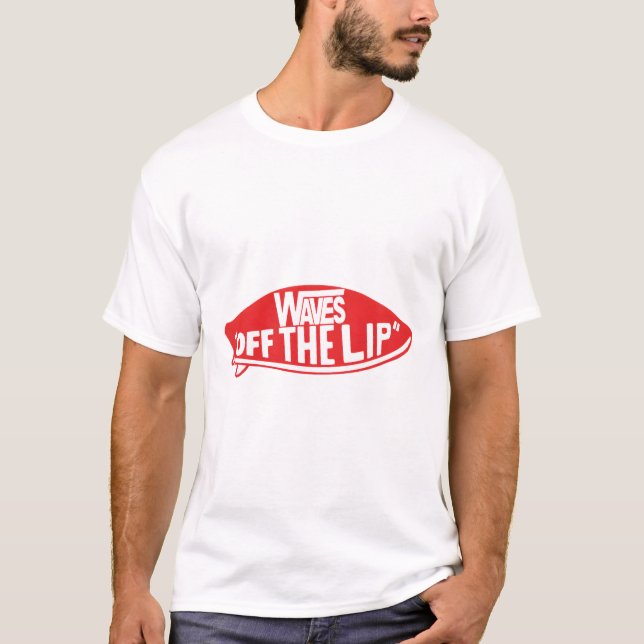 Camiseta Ondas do clipe - Roupa do Surf (Frente)