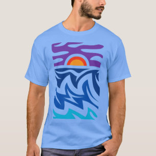 Camiseta Ondas do Mar Sol