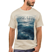 Camiseta Ondas do Oceano Respire | Premium Coastal