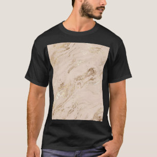 Camiseta Ondas Douradas: Abstrato Marble